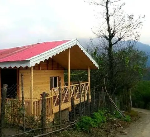 کلبه یک خوابه چوبی خوروم