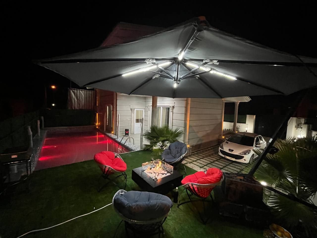 دوخوابه استخردار آبگرم آقاجانی