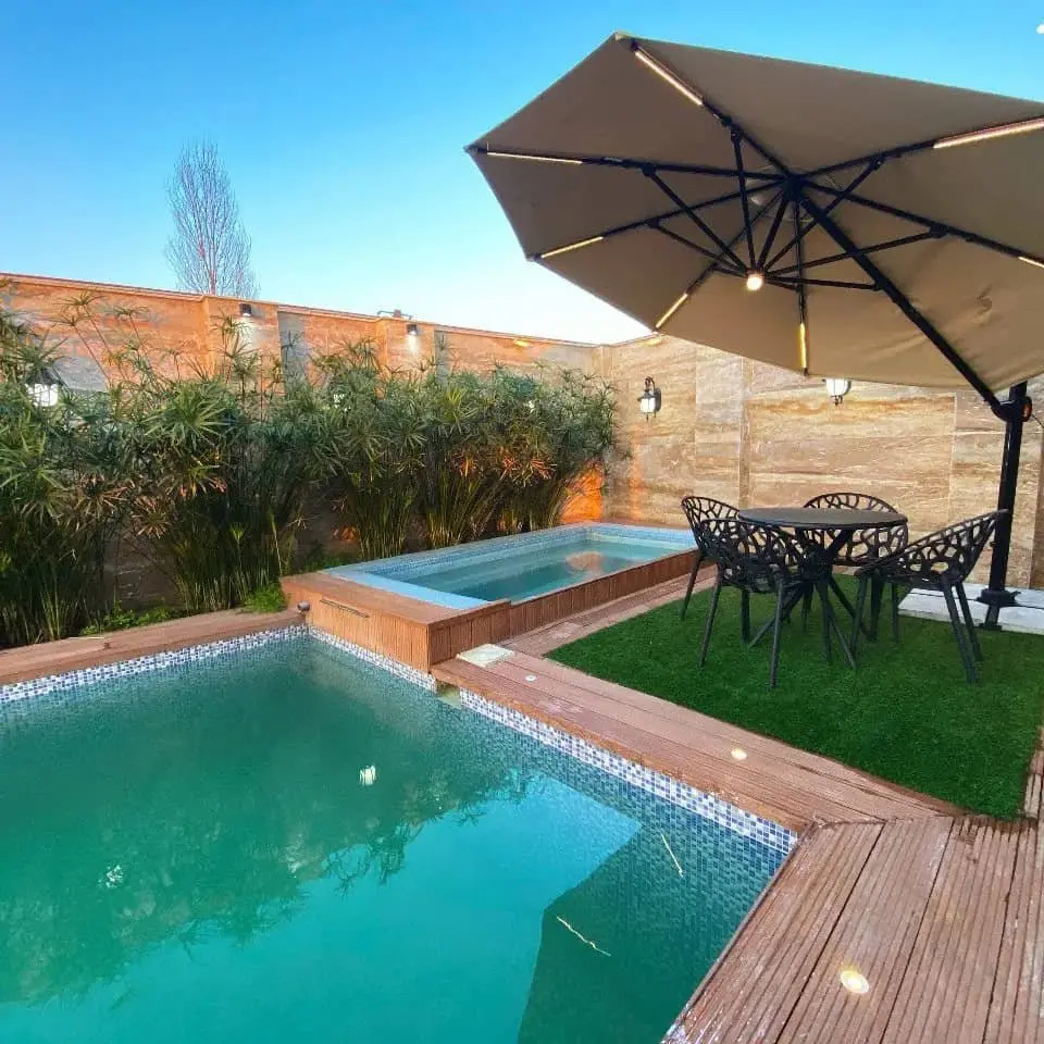 ویلا دوخوابه ساحلی استخردار آبگرم باران - 13