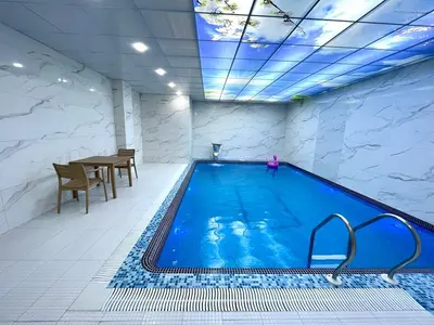 ویلا دوخوابه جنگلی استخردار آبگرم خزر