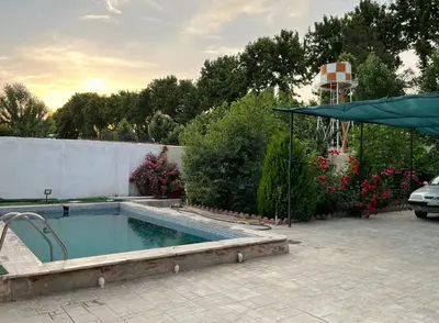 ویلا دوخوابه دوبلکس استخردار باغ بهشت