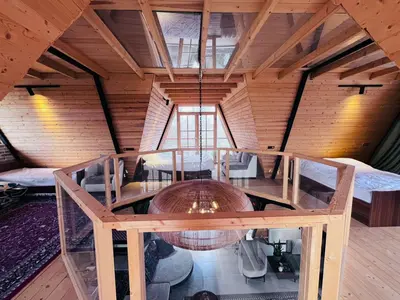 کلبه دوخوابه چوبی رزنتال