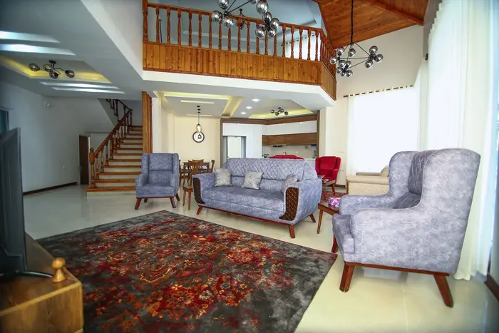 ویلا سه خوابه استخردار آبگرم آرنیکا - نشیمن