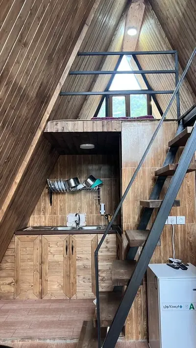 کلبه یک خوابه جنگلی لفور واحد 1