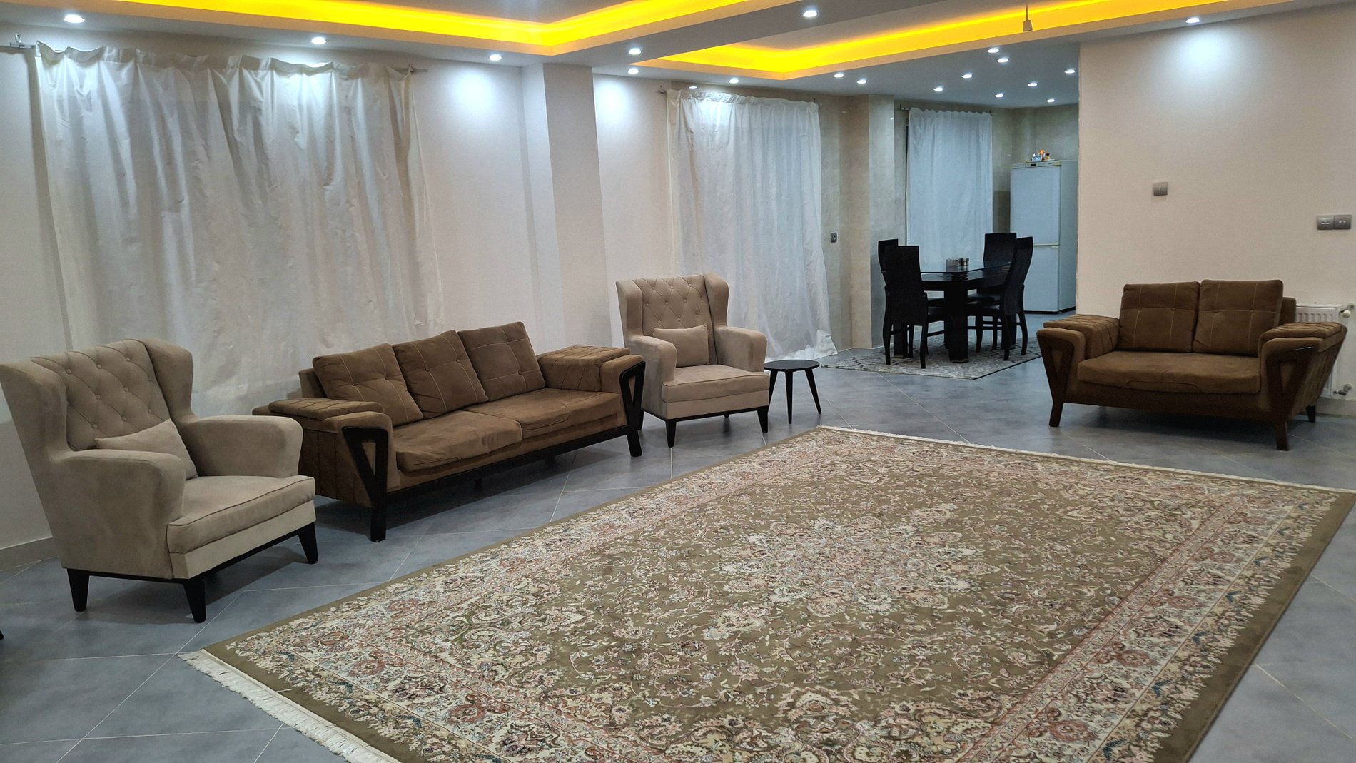 آپارتمان یک خوابه امیری چله بر