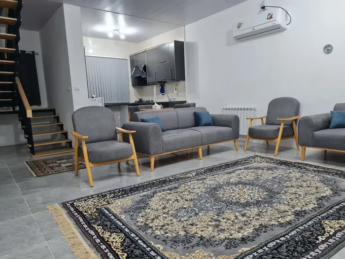 ویلا سه خوابه استخردار تیراژه - هال وپذیرایی