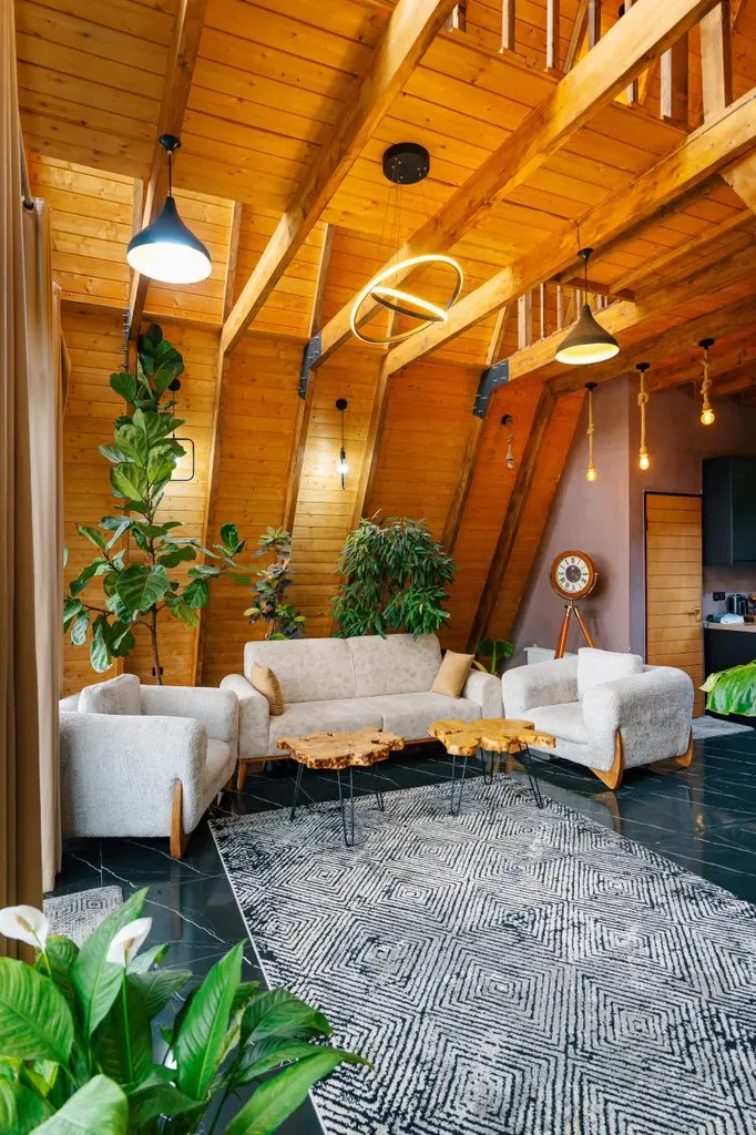 کلبه دوخوابه جنگلی استخردار چهارفصل چالو