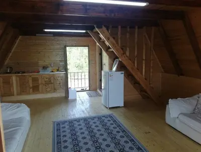 کلبه یک خوابه جنگلی سوئیسی بام بهشت۱