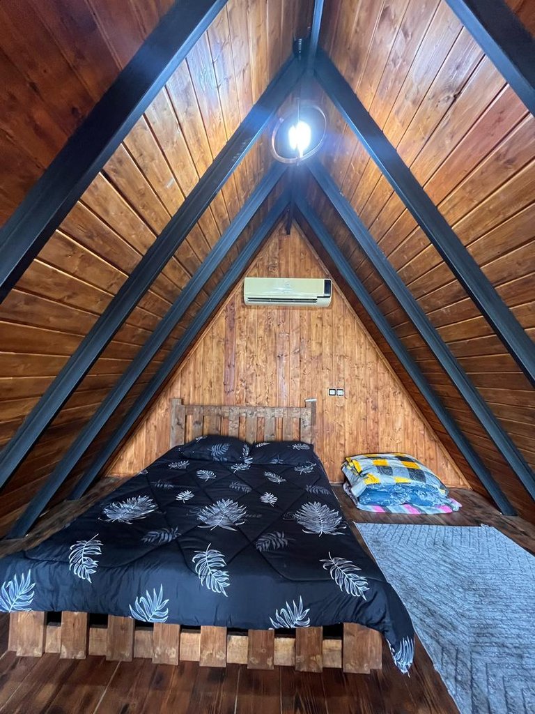 دوخوابه چوبی جکوزی دار آرنا