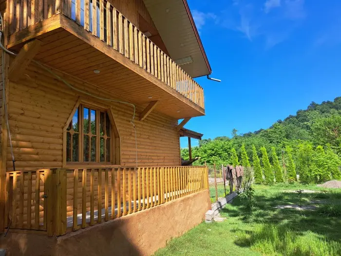 کلبه یک خوابه چوبی تاسکوه