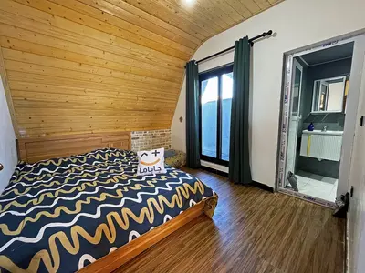 کلبه دوخوابه چوبی استخردار آرتام 2