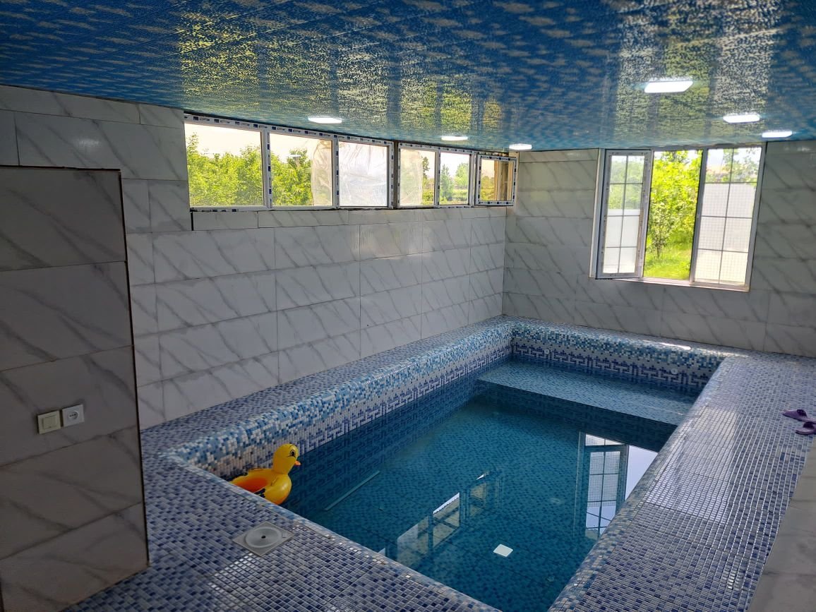 ویلا دوخوابه سوئیسی استخردار مروارید