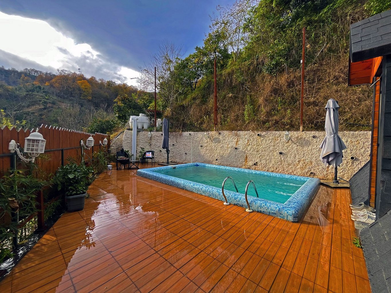 یک خوابه سوئیسی استخردار آبگرم اوپه واحد تی تی