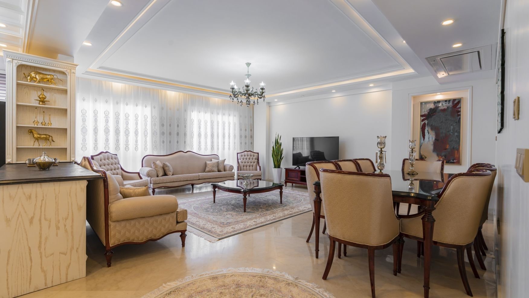 آپارتمان سه خوابه لوکس الهیه ۵