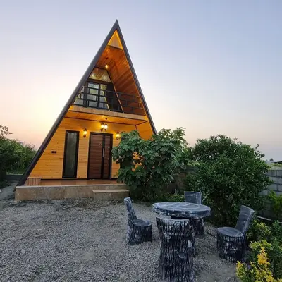 کلبه یک خوابه سوئیسی دوبلکس دریا