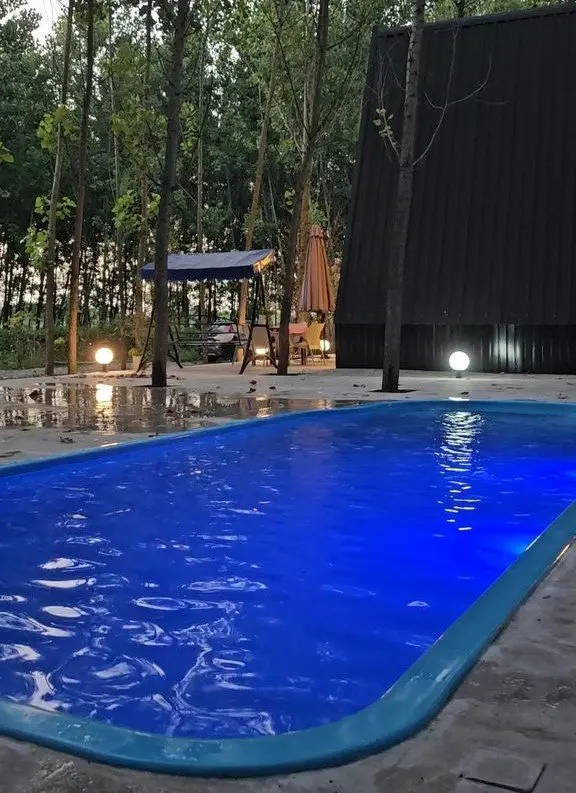 کلبه یک خوابه استخردار آبگرم میجان