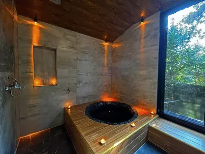 کلبه دوخوابه سوئیسی جکوزی دار نیاوش