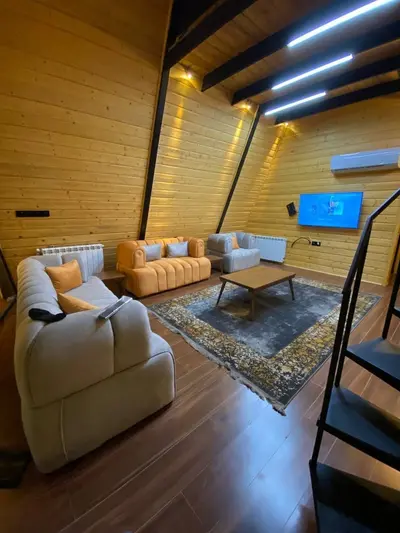 کلبه دوخوابه سوئیسی دوبلکس استخردار درنا