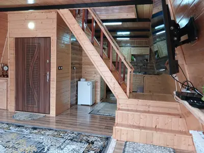 کلبه دوخوابه سوئیسی جکوزی دار لفور اسپوک