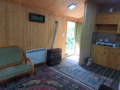 کلبه یک خوابه چوبی تاسکوه