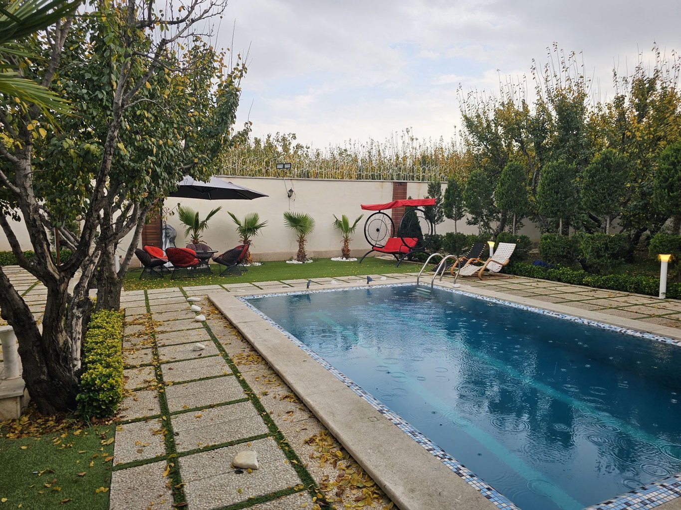 ویلا یک خوابه استخردار آبگرم بهار 22