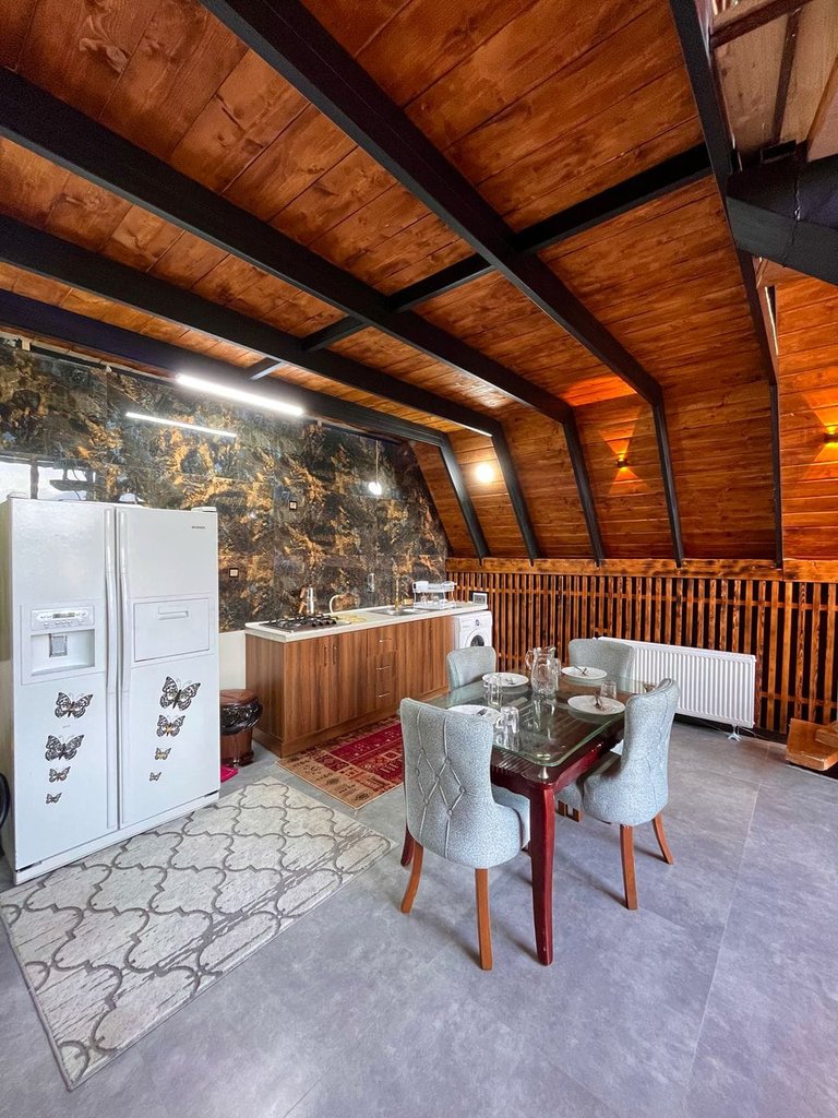 دوخوابه چوبی جکوزی دار آرنا