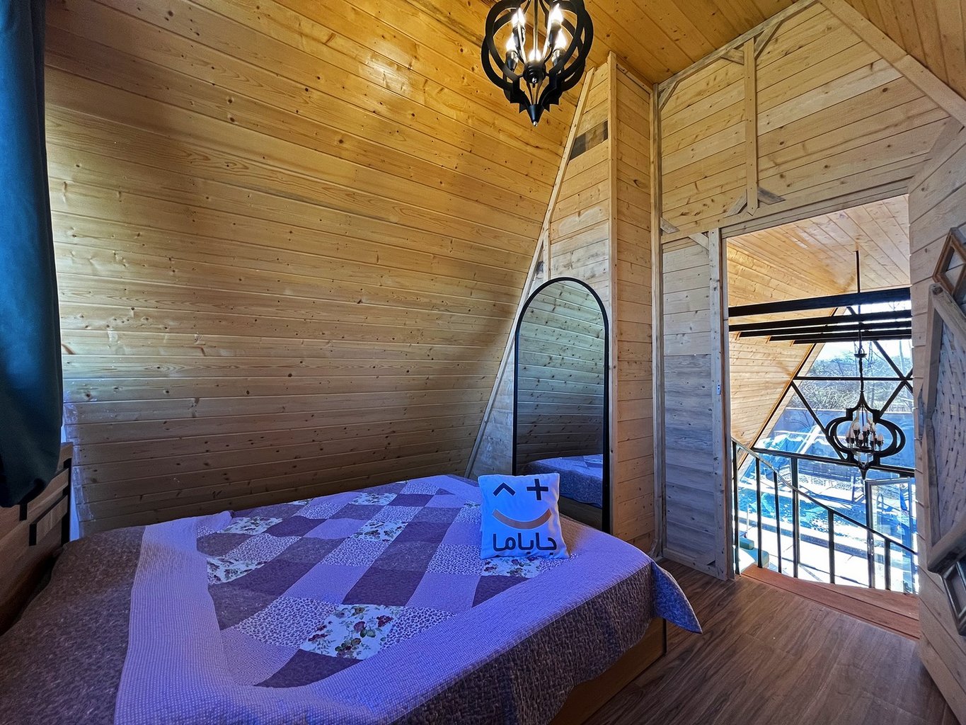 دوخوابه چوبی استخردار آرتام 2