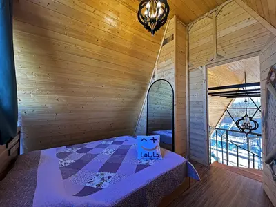 کلبه دوخوابه چوبی استخردار آرتام 2