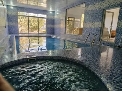 ویلا استخر جکوزی باغ ویلای گوزل