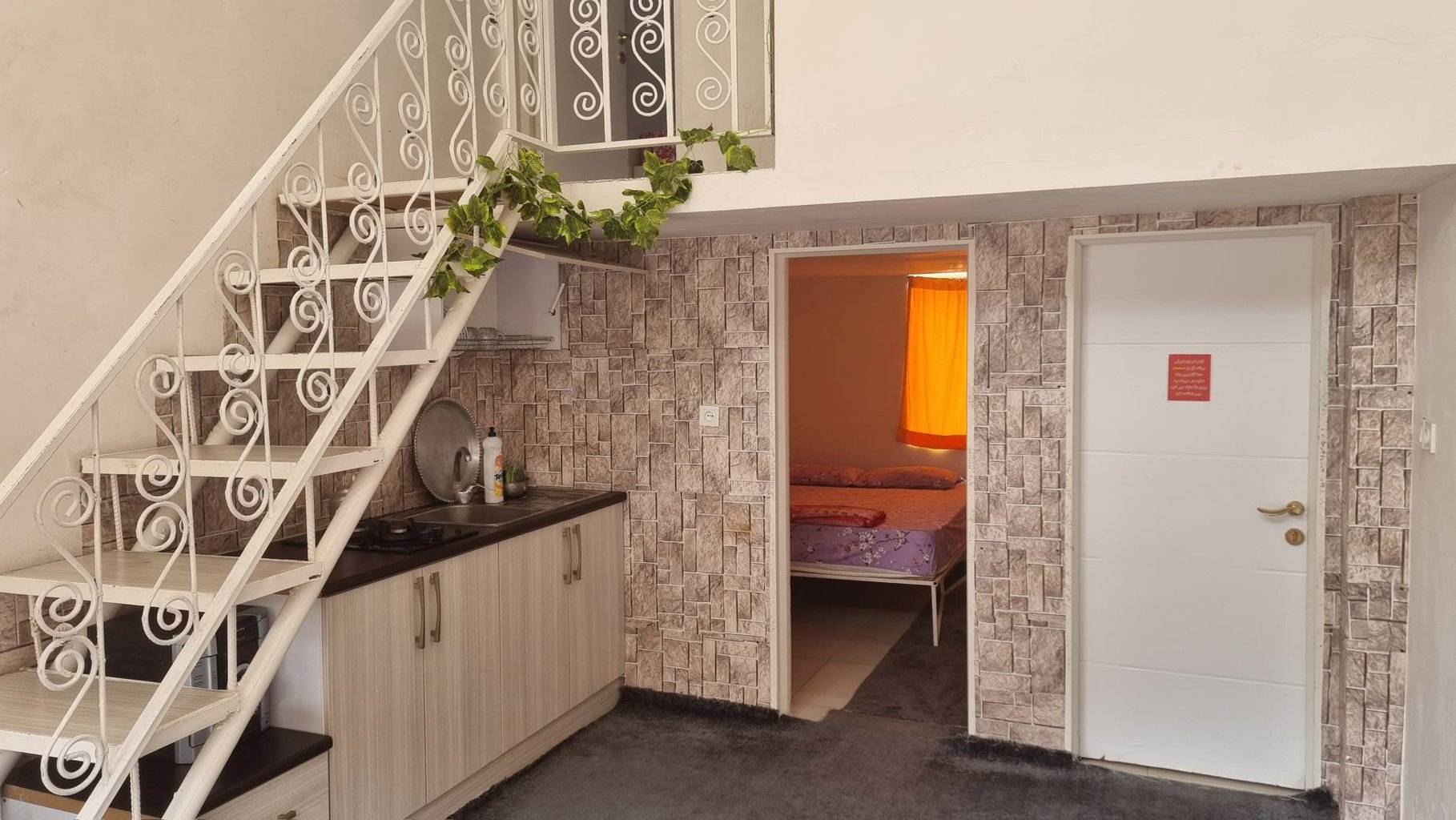 ویلا دوبلکس سه خوابه جاده کجور - آشپزخانه در پذیرایی