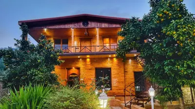 کلبه دوخوابه جنگلی سرای گلپر 1