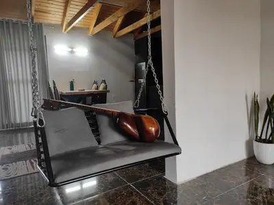 کلبه دوخوابه چوبی نواز