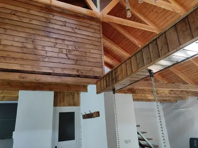 کلبه دوخوابه چوبی نواز