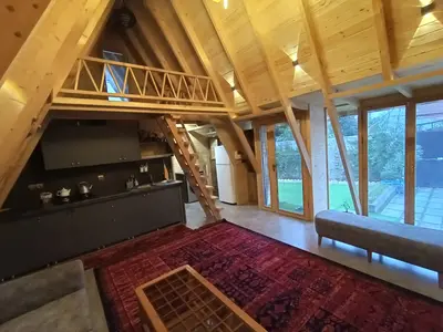 کلبه یک خوابه دوبلکس استخردار مجلسی