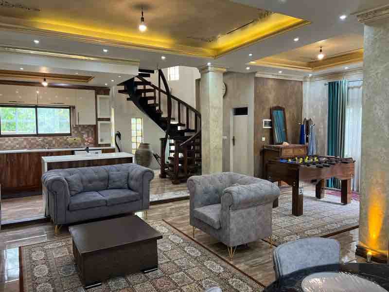 دوخوابه دوبلکس استخردار آبگرم سرو آرام