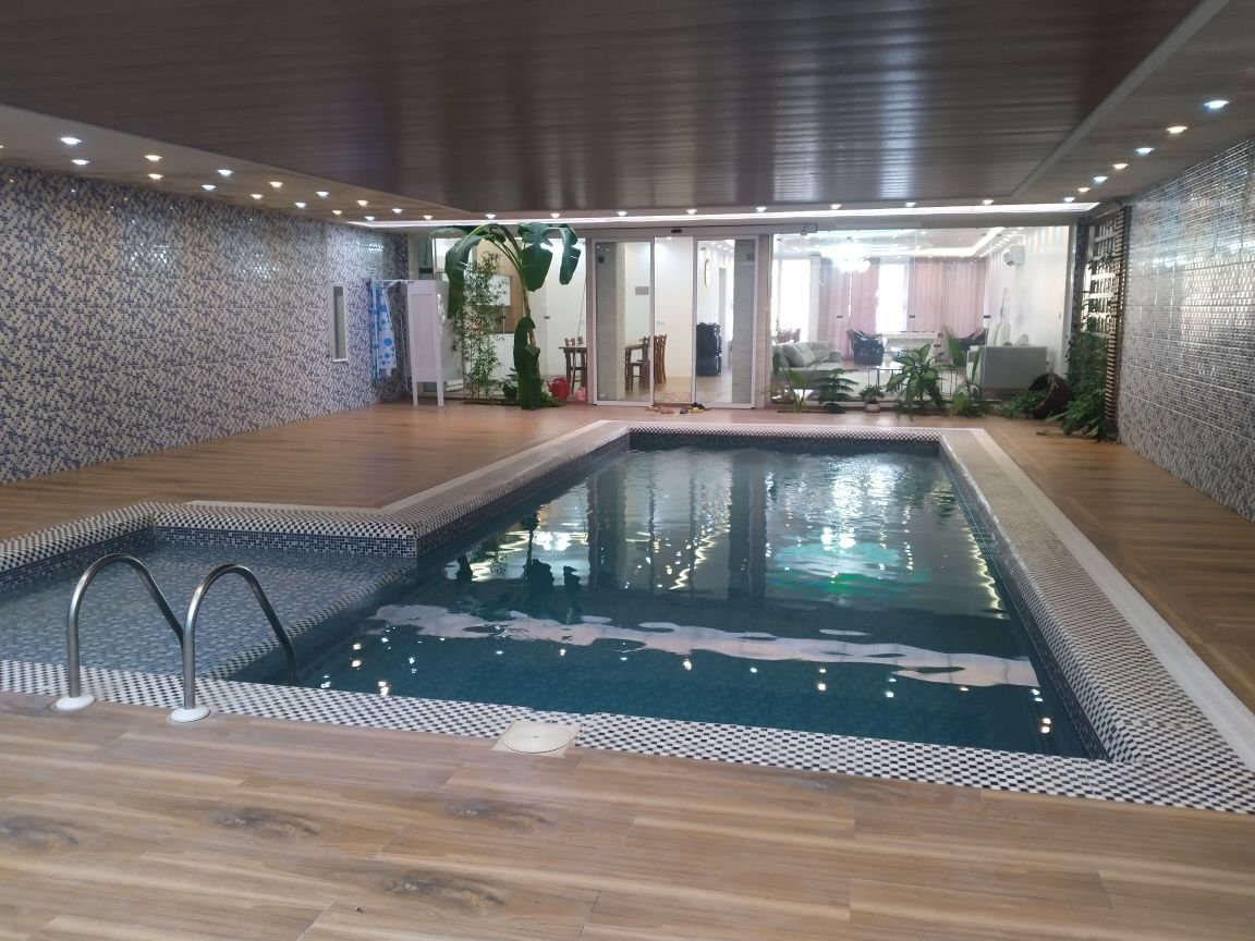 ویلا دوخوابه استخردار آبگرم دشتکوه