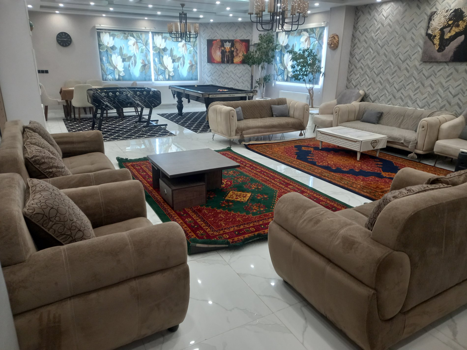 ویلا سه خوابه استخردار ابگرم طاووس