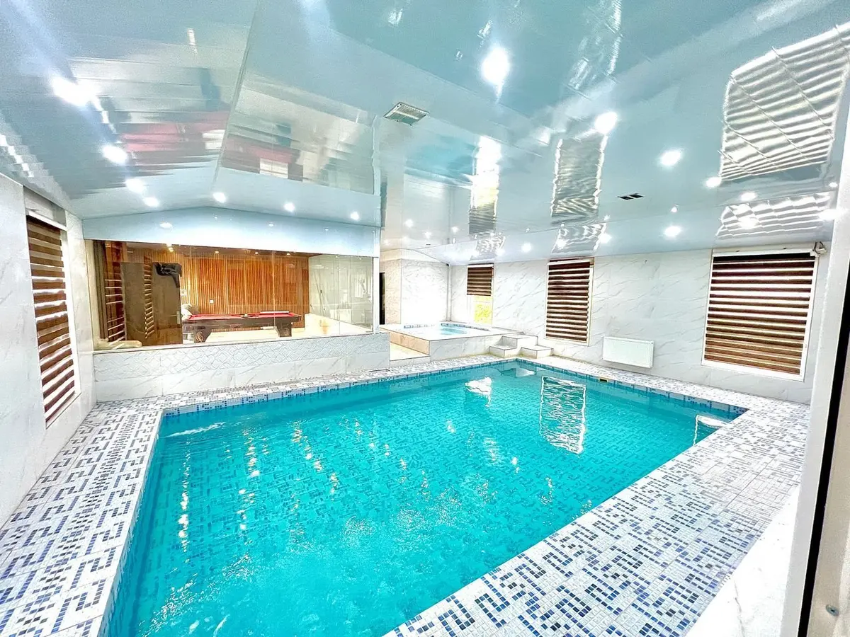 ویلا دوخوابه استخردار آبگرم پده