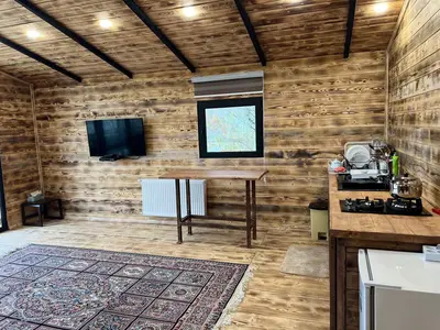 کلبه دوخوابه چوبی فرجام