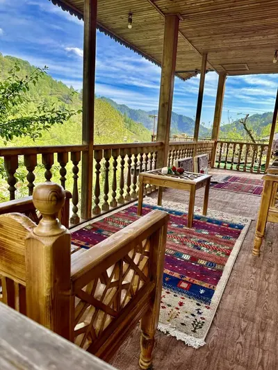 کلبه دوخوابه جنگلی قلعه رودخان 3