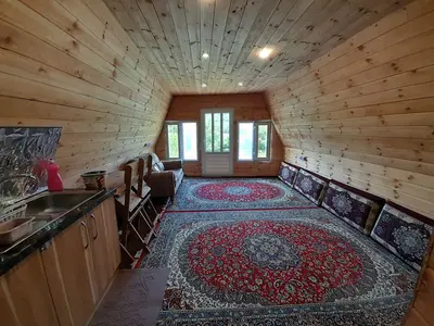 کلبه یک خوابه جنگلی سوئیسی دوبلکس آسایش