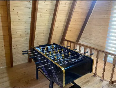 کلبه دوخوابه سوئیسی استخردار آبگرم شهریار