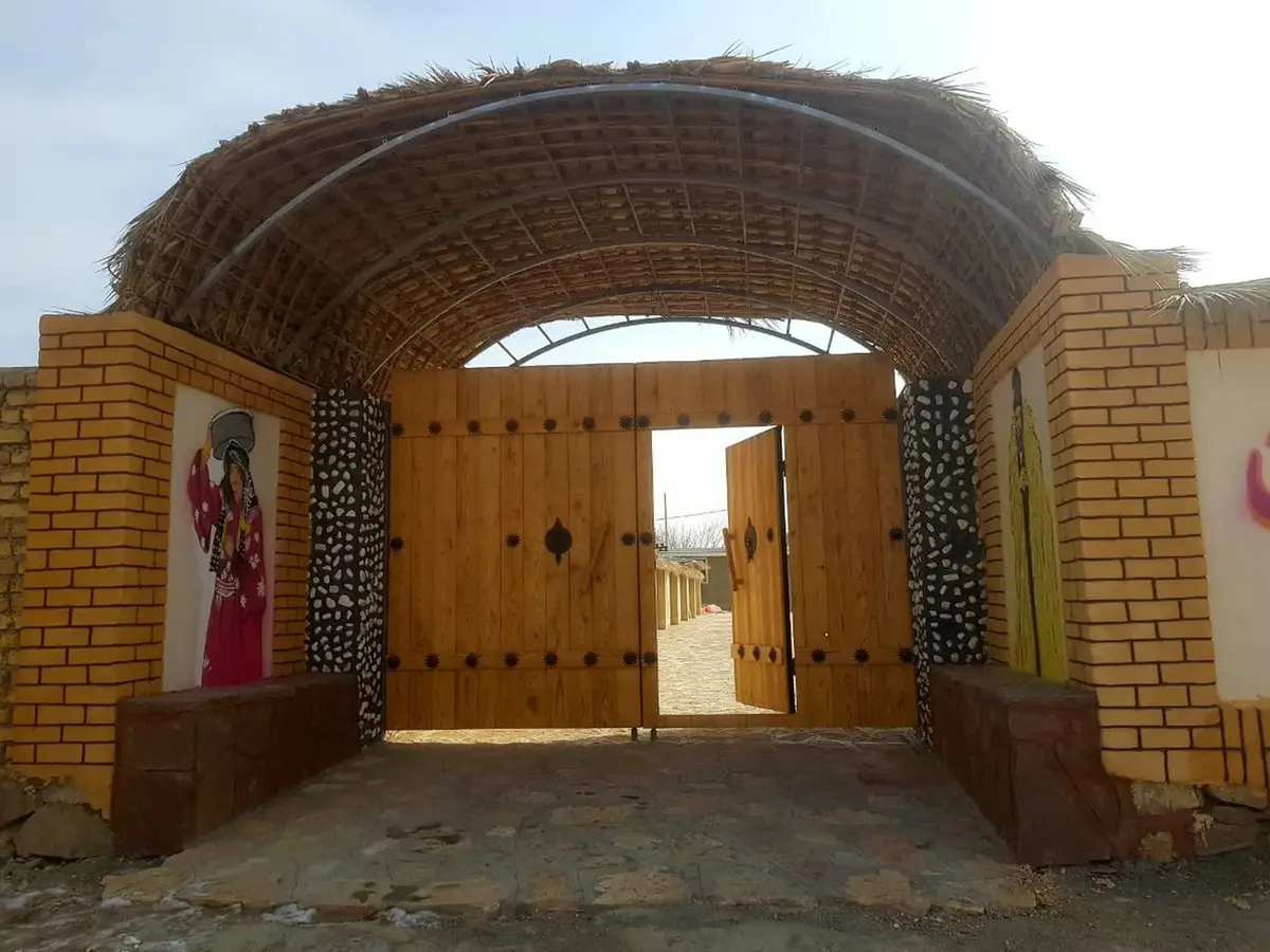 بوم گردی بومگردی روژان مشهد - روژان - واحد کپر ترکمن - ورودی