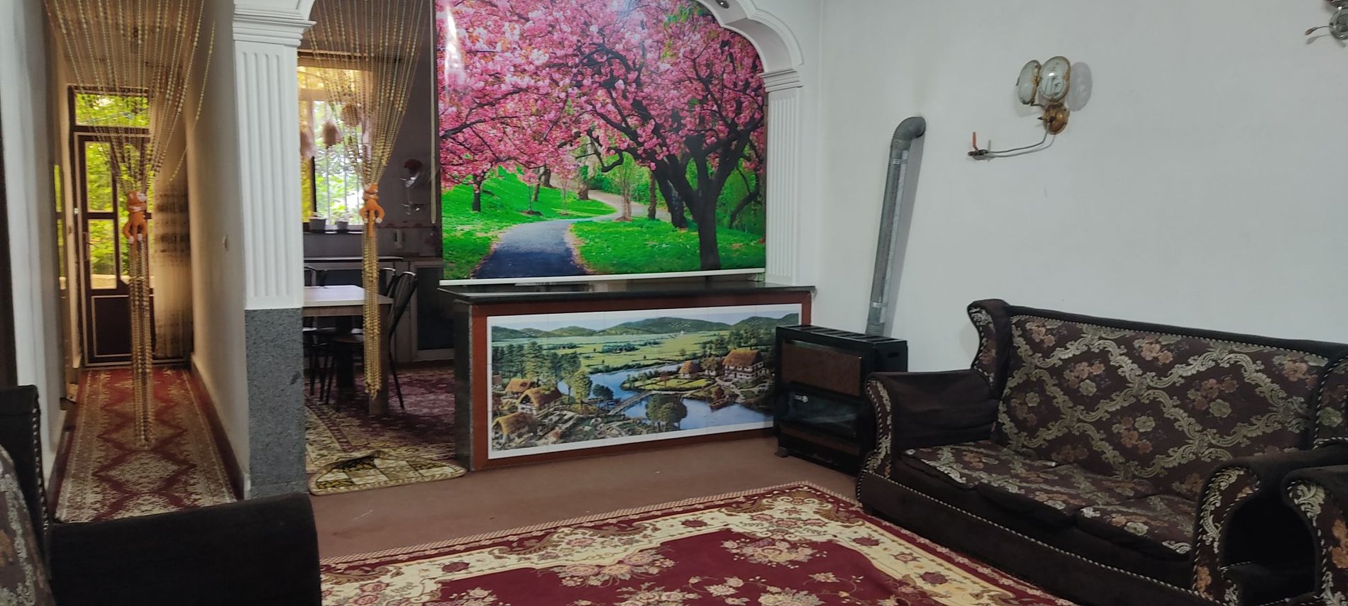 ویلا دوخوابه روستایی علی آباد - پذیرایی