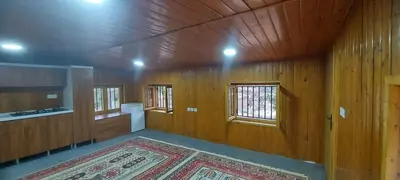 کلبه یک خوابه چوبی باغ میلا