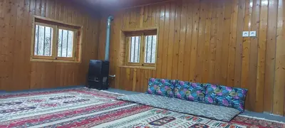 کلبه یک خوابه چوبی باغ میلا
