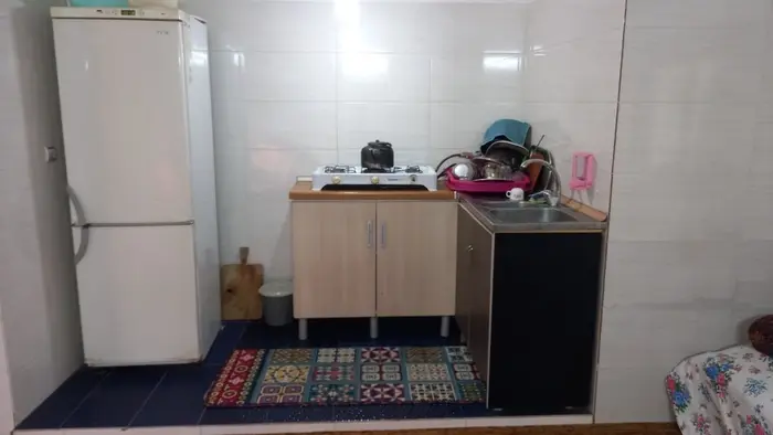 کلبه فلت جنگلی باغ بهشت - آشپزخانه(داخل سوئیت)