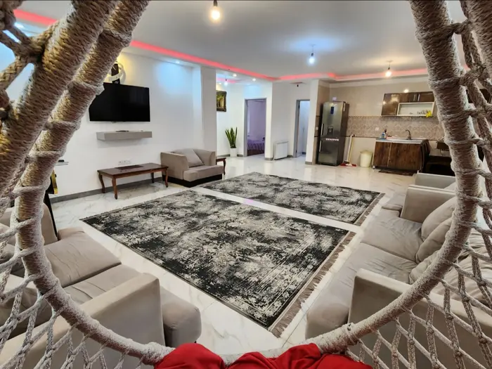 ویلا دوخوابه استخردار آبگرم مصلحی - حال و پذیرایی