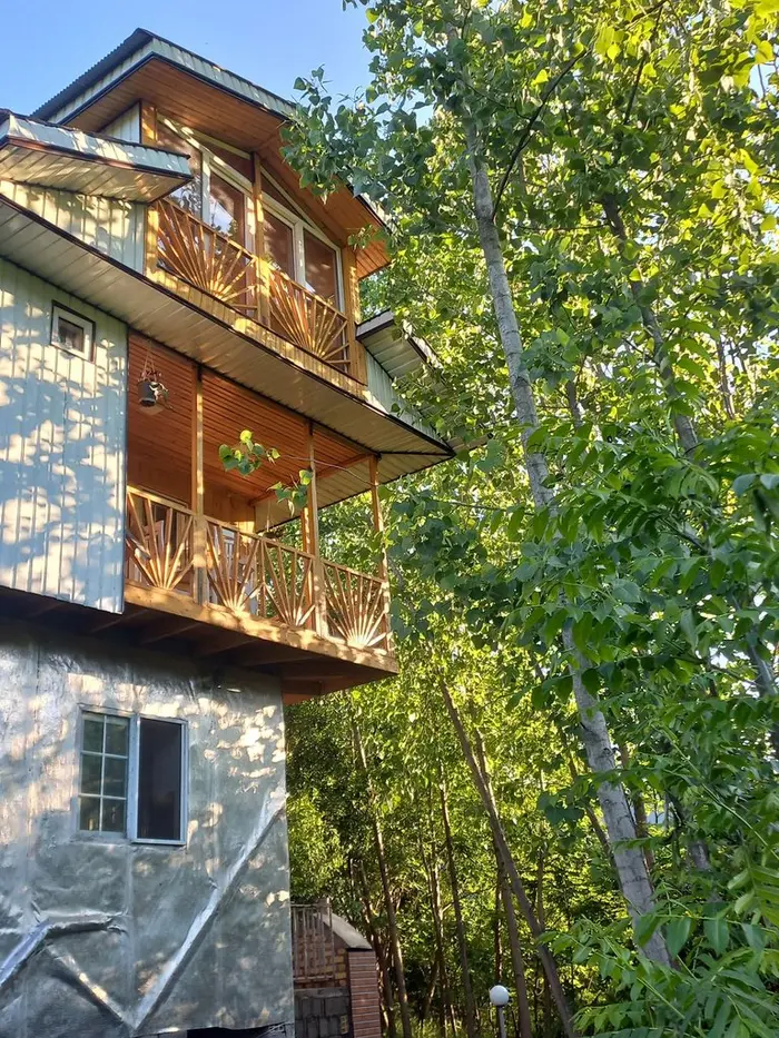 دوخوابه چوبی دوبلکس نوید