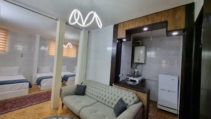 سوئیت یک خوابه فدک - واحد5 - سالن و اشپزخانه